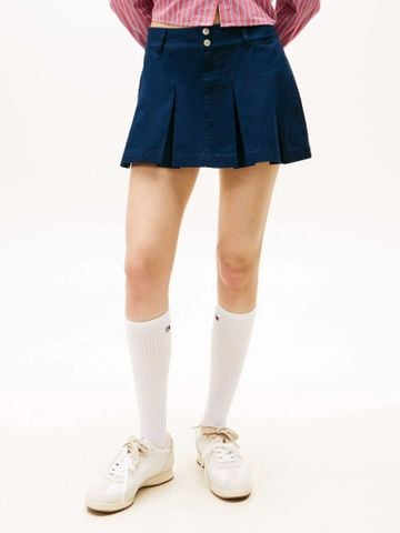 Tommy Hilfiger - Váy nữ TH Mini Pleated Skirt