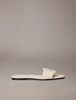 Calvin Klein - Dép Quai Ngang Nữ Amira Leather Square Toe Flat Sandals