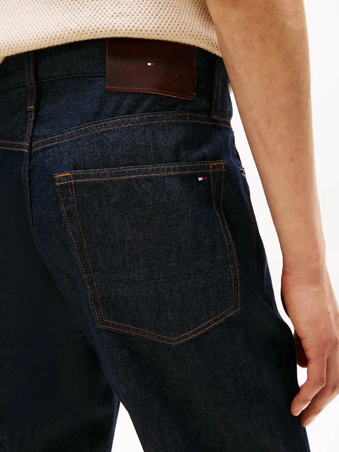 Tommy Hilfiger - Quần jeans ống đứng nam TH Lyocell Denim Rinse