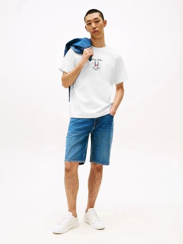 Tommy Hilfiger - Áo phông tay ngắn nam TH Seasonal Flag Logo Tee