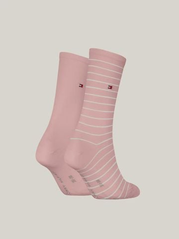Tommy Hilfiger - Bộ 2 đôi vớ cổ cao nữ TH Women's Sock 2P