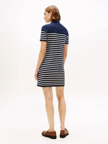 Tommy Hilfiger - Đầm nữ Jersey Mock Neck Mini Jumper Dress - 4