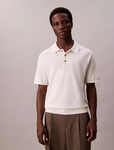 Calvin Klein - Áo polo tay ngắn nam Supima Cotton Polo Shirt