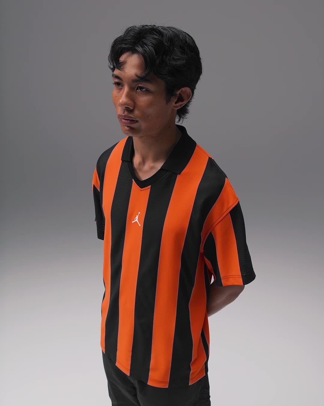 Nike - Áo polo thể thao Nam Jordan Brooklyn Men's Collegiate Goalie Top