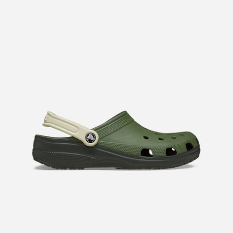 Crocs - Xăng đan nam nữ Classic Retro Sport Clog Army Green Lifestyle