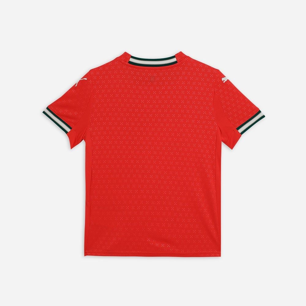 Puma - Áo thun đá banh trẻ em Portugal Home Jersey Replica Sport 2025 Football