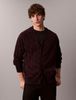 Calvin Klein - Áo khoác len nam Allover Emblem Logo Relaxed Cardigan