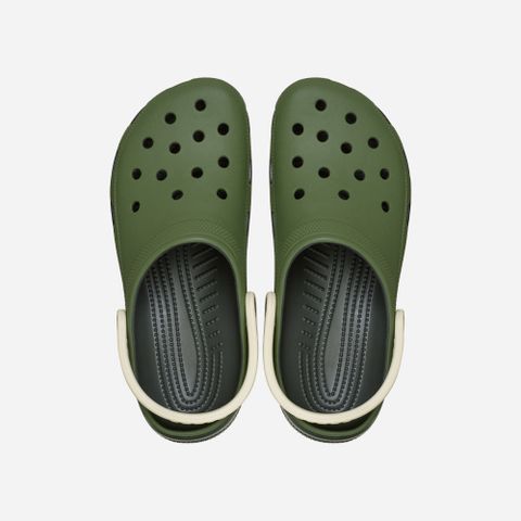 Crocs - Xăng đan nam nữ Classic Retro Sport Clog Army Green Lifestyle