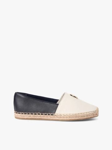 Tommy Hilfiger - Giày Thời Trang Nữ TH Monogram Leather Espadrilles
