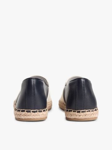 Tommy Hilfiger - Giày Thời Trang Nữ TH Monogram Leather Espadrilles