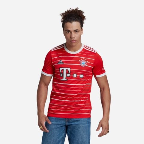 adidas - Áo thun đá banh Nam Men's Adidas Fc Bayern 22/23 Home Jersey - Red