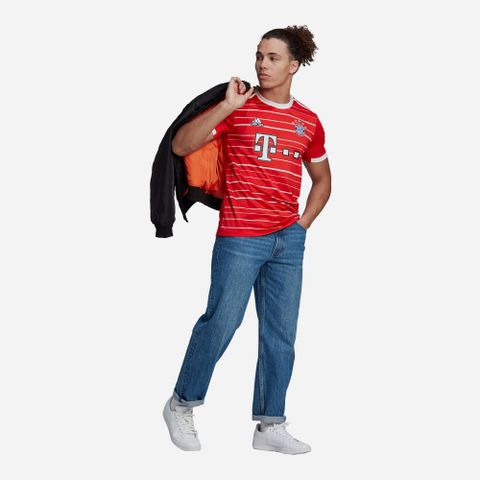 adidas - Áo thun đá banh Nam Men's Adidas Fc Bayern 22/23 Home Jersey - Red