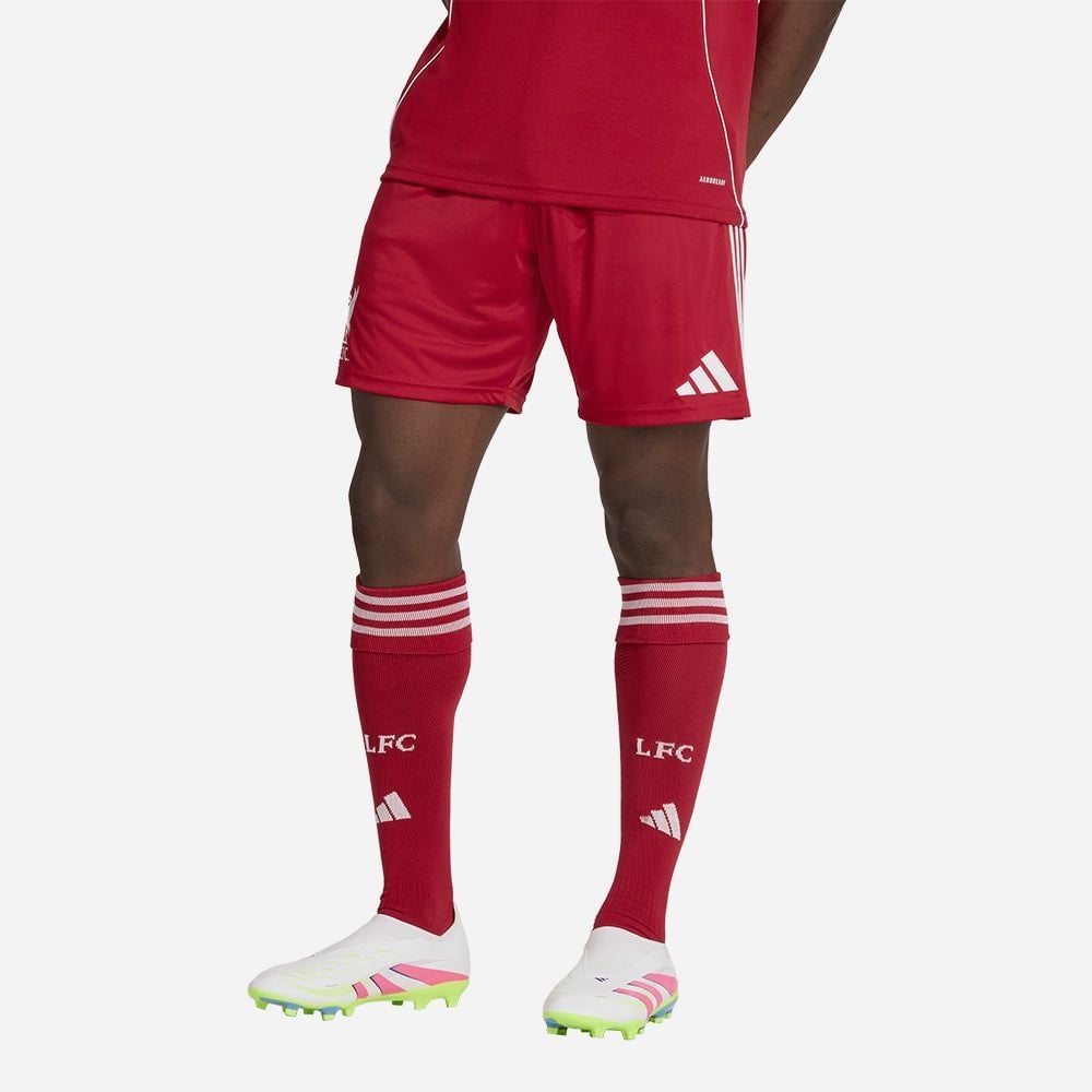 adidas - Quần ngắn đá banh Nam Men's Adidas Liverpool Home 25/26 Shorts - Red