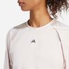 adidas - Áo thể thao tay dài Nữ Women's Adidas Power Cover Up Sweatshirt - Beige