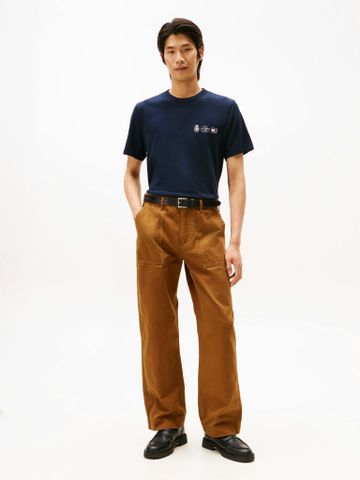 Tommy Hilfiger - Áo thun tay ngắn nam Small Crest Outline Tee