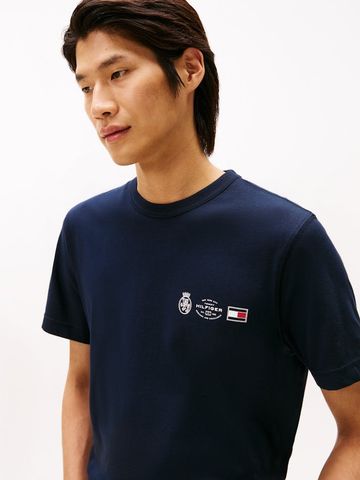 Tommy Hilfiger - Áo thun tay ngắn nam Small Crest Outline Tee