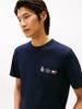 Tommy Hilfiger - Áo thun tay ngắn nam Small Crest Outline Tee