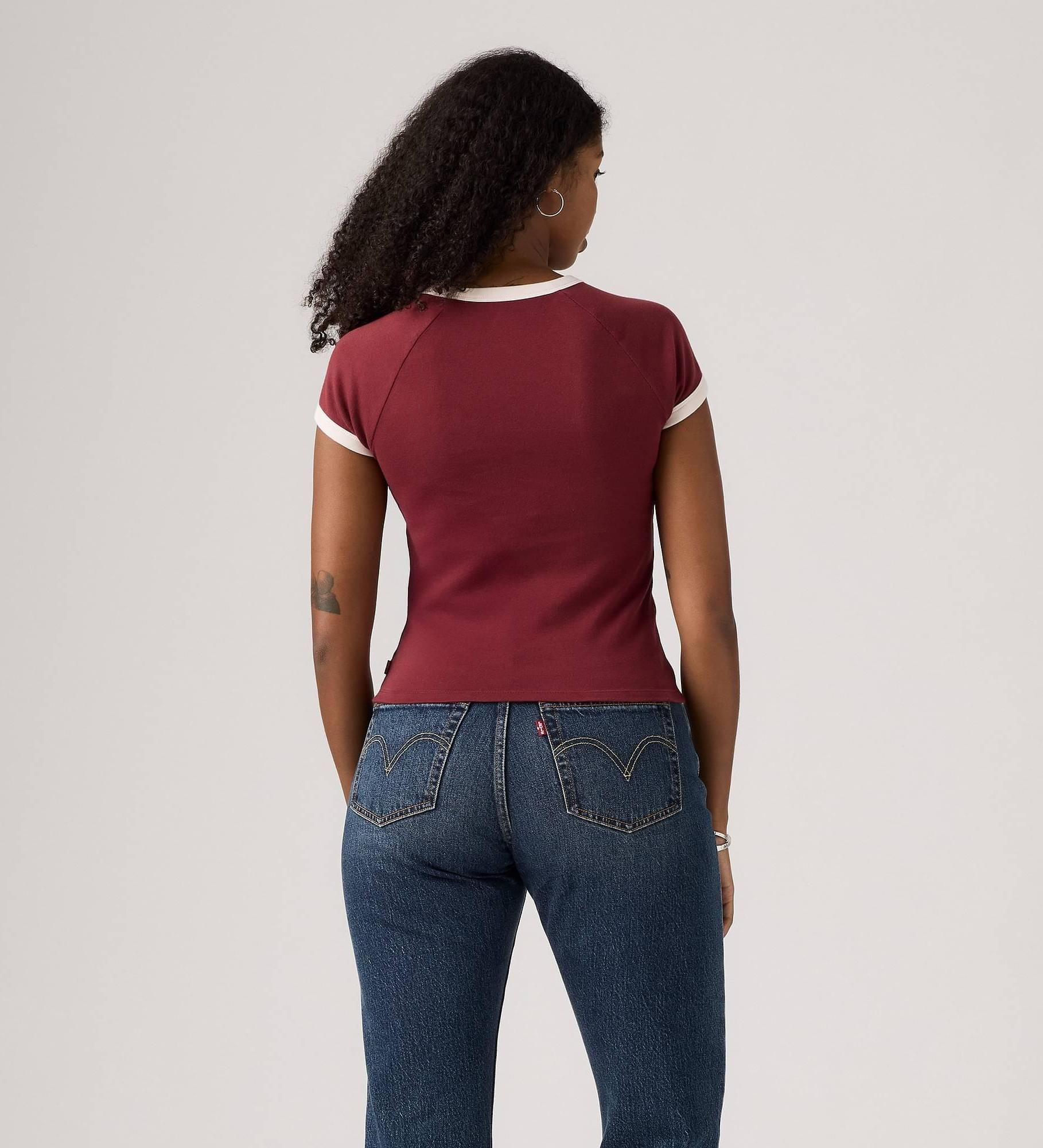 Levi's - Áo thun tay ngắn nữ Graphic Riley Raglan Tee