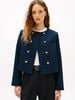 Tommy Hilfiger - Áo khoác tay dài nữ Preppy Texture Lady Jacket