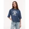 Tommy Hilfiger - Áo Thun Tay Ngắn Nữ Crest Embroidery Relaxed Washed Jersey T-Shirt