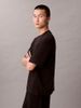 Calvin Klein - Áo thun thời trang nam Relaxed Premium Interlock Emblem Logo T-Shirt