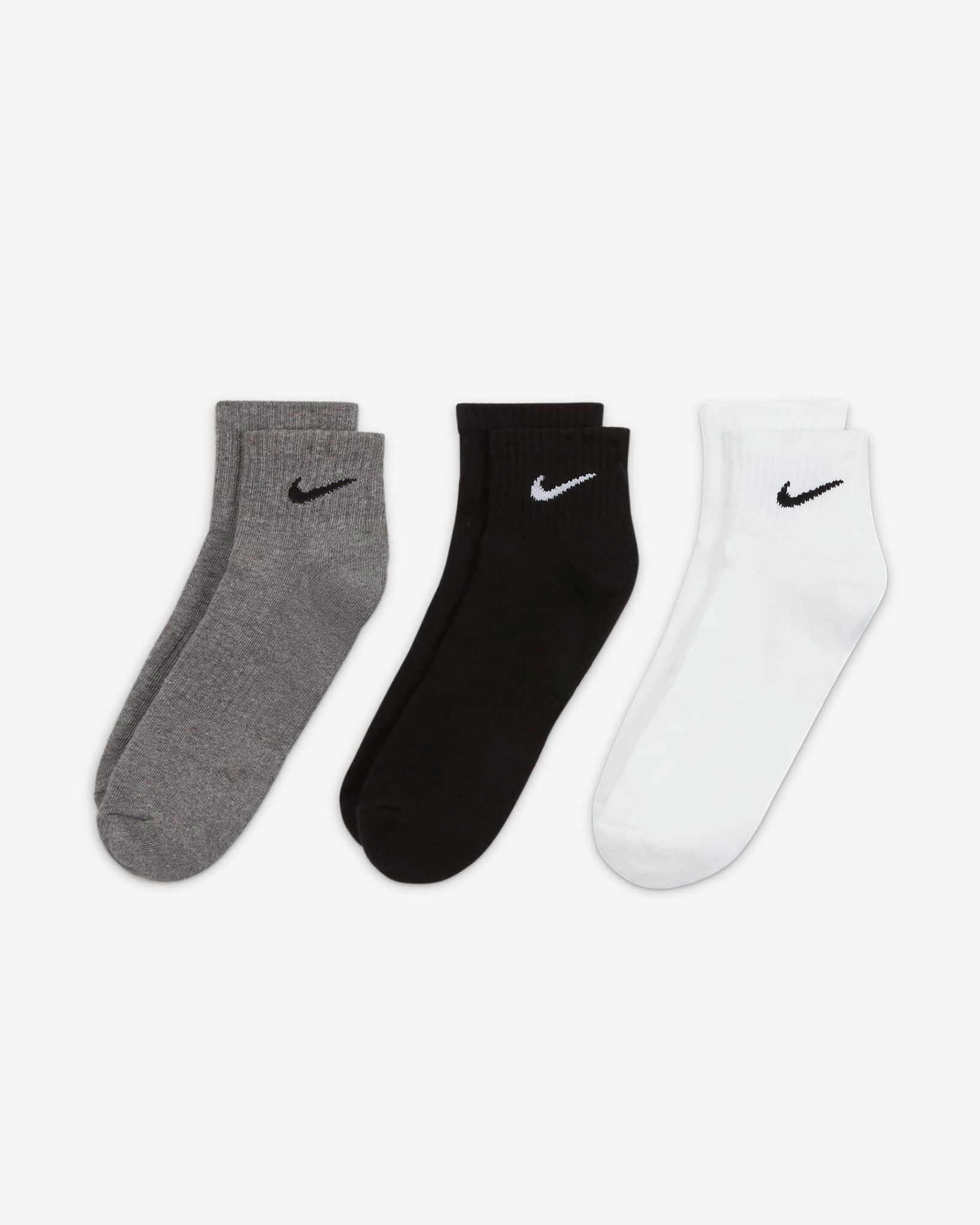 Nike - Vớ thể thao (3 đôi) Nam Everyday Cushioned Training Ankle Socks (3 Pairs)