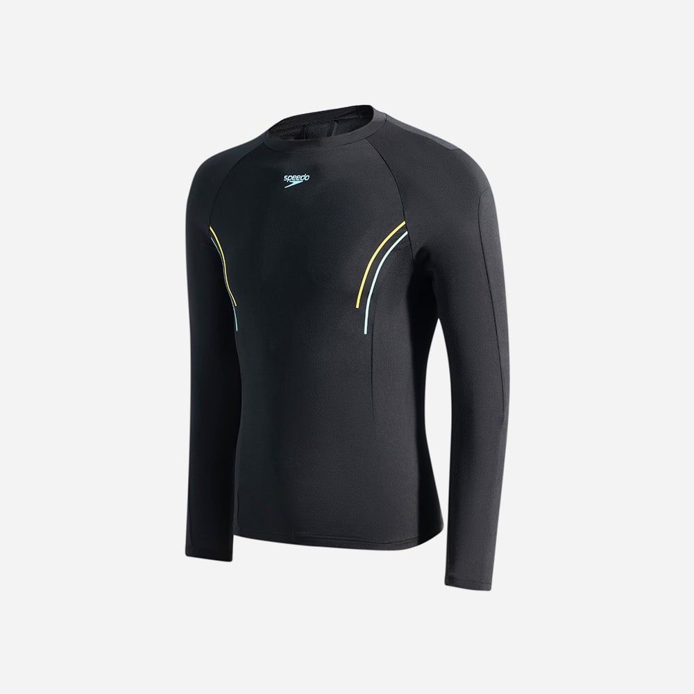 Speedo - Áo bơi chuyên dụng nam Hero 2025 Long Sleeve Rashguard Top Am Swimming