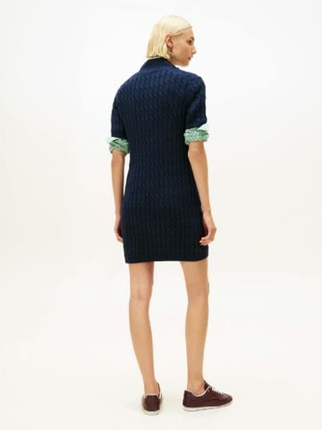 Tommy Hilfiger - Đầm nữ Cotton Cable Shift Dress - 3