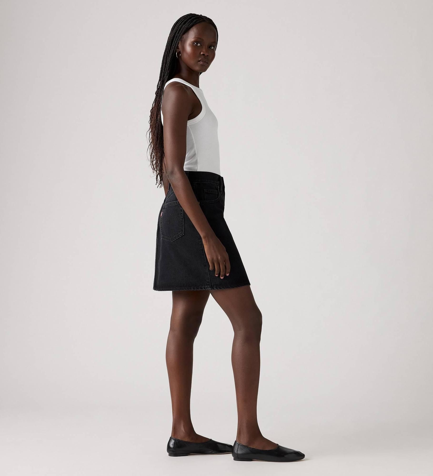 Levi's - Váy jeans nữ Retro Button Front Skirt