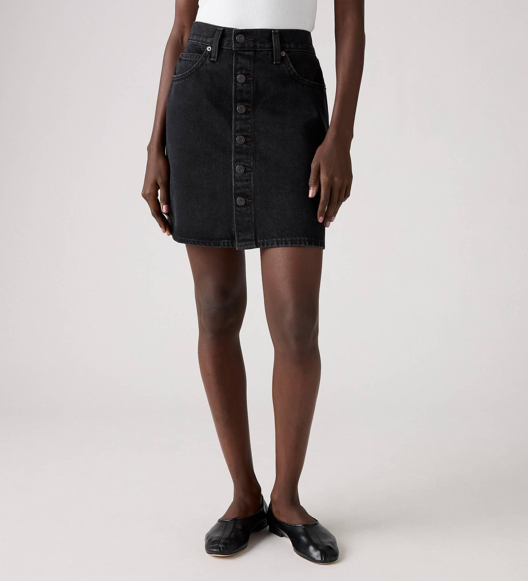 Levi's - Váy jeans nữ Retro Button Front Skirt
