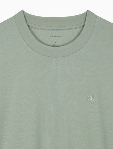 Calvin Klein - Áo Thun Tay Ngắn Nam Oversized Emboss Monologo