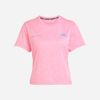 adidas - Áo thun chạy bộ Nữ Women's Adidas Own The Run Melange T-Shirt - Pink