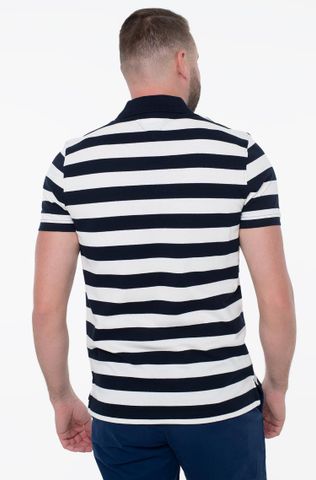 Tommy Hilfiger - Áo polo tay ngắn nam TH Hilfiger Stripe Regular Polo