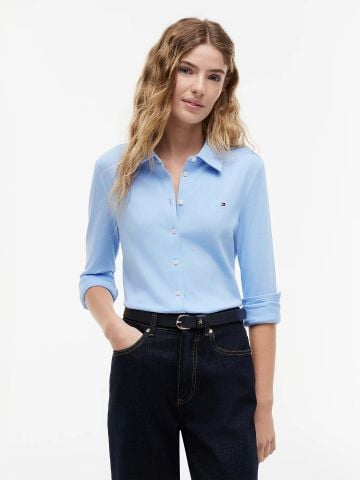 Tommy Hilfiger - Áo Sơ Mi Nữ 1985 Slim Fit Pique Shirt - 2