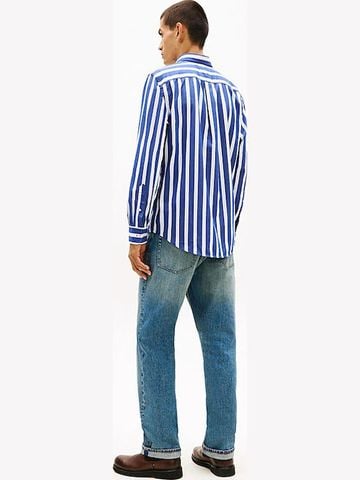 Tommy Hilfiger - Áo sơ mi tay dài nam Flex Poplin Bold Stripe Shirt