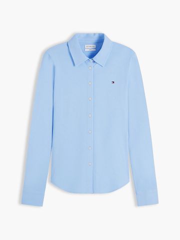 Tommy Hilfiger - Áo Sơ Mi Nữ 1985 Slim Fit Pique Shirt