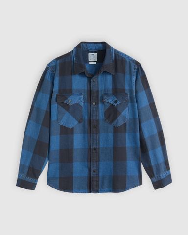 Levi's - Áo sơ mi tay dài nam Relaxed Western Shirt - Blue