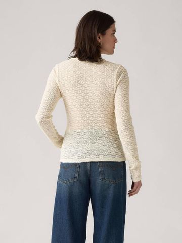 Levi's - Áo len tay dài nữ Levi's® Women's Anika Crewneck Top - White