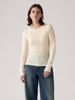 Levi's - Áo len tay dài nữ Levi's® Women's Anika Crewneck Top - White