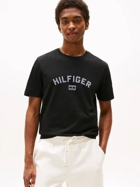 Tommy Hilfiger - Áo thun tay ngắn nam Hilfiger Flock Tee