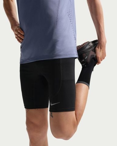 Nike - Quần Ngắn Ống Bó Thể Thao Nam Stride Dri-FIT 1/2-Length Running Tights