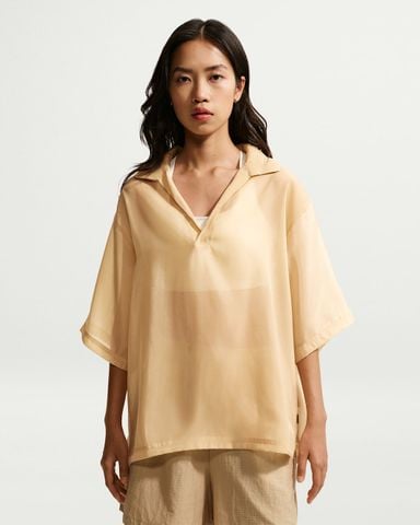 Nike - Áo Tay Ngắn Thể Thao Nữ Sportswear Women's Oversized Sheer Top