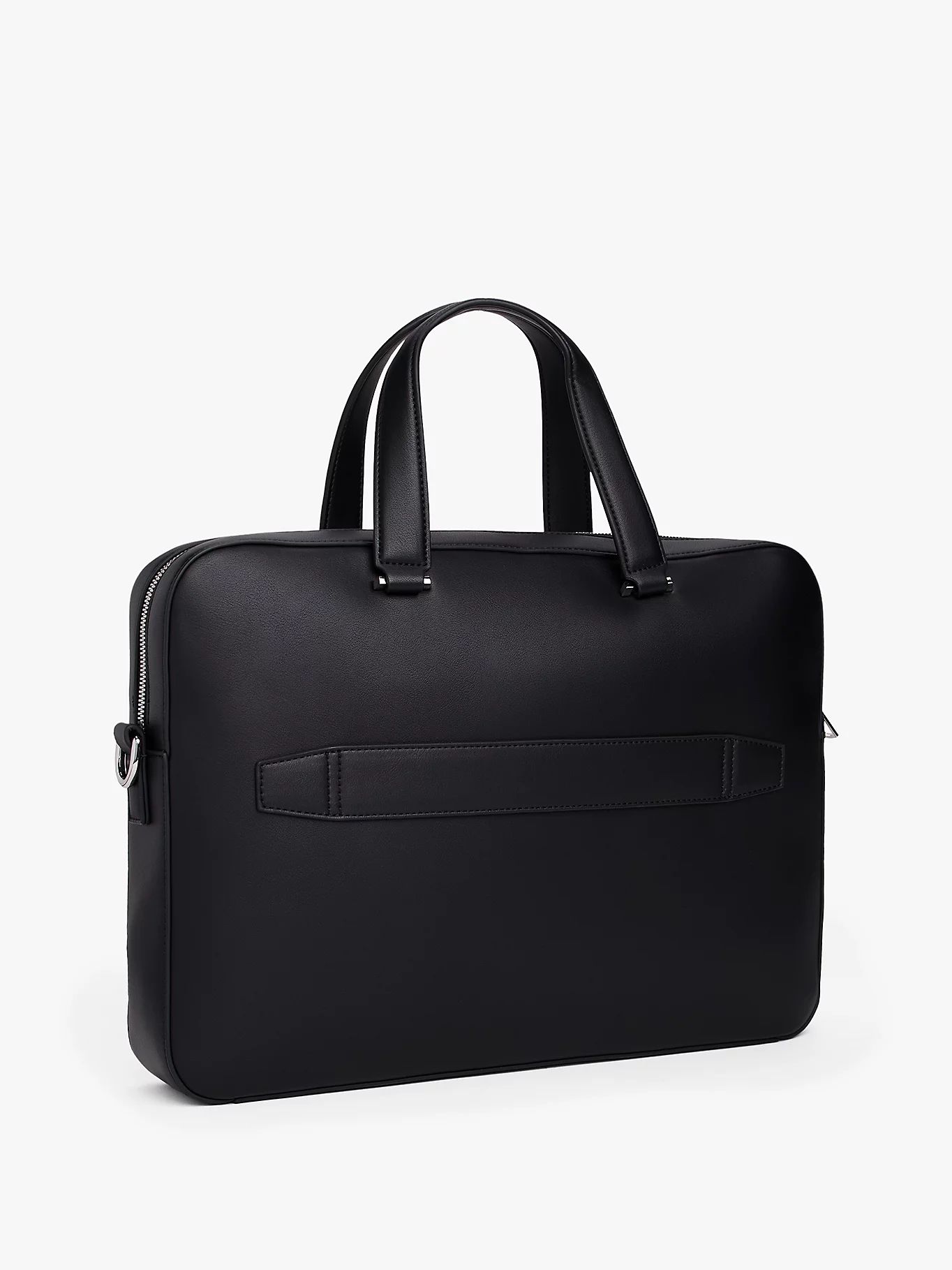 Tommy Hilfiger - Túi xách công sở nam Metal Logo Woven Crossbody Laptop Bag