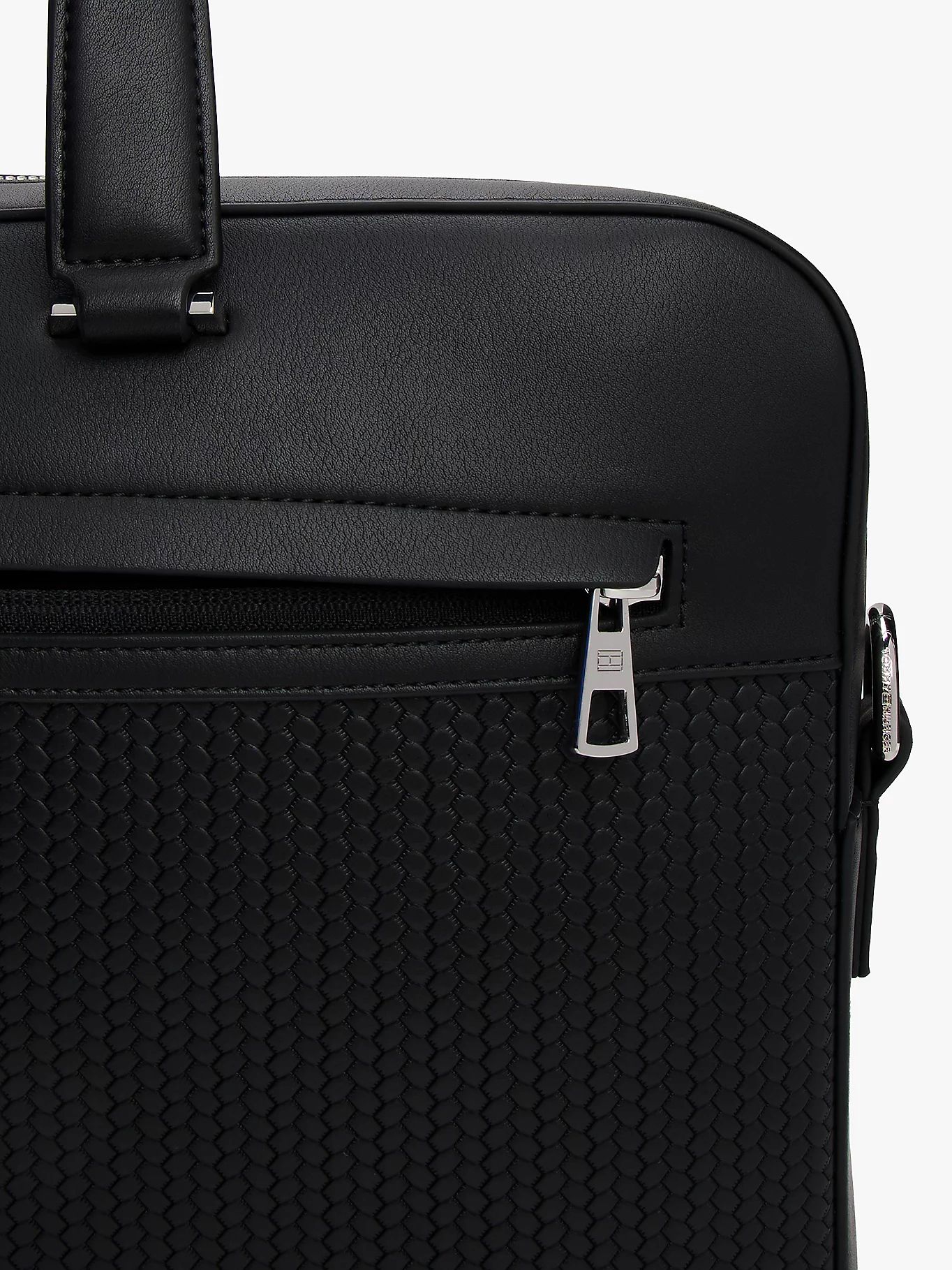 Tommy Hilfiger - Túi xách công sở nam Metal Logo Woven Crossbody Laptop Bag