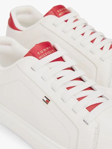 Tommy Hilfiger - Giày nữ Lightweight Leather Cupsole Court Trainers