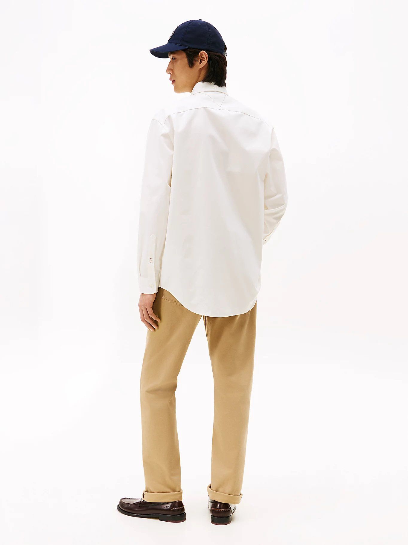 Tommy Hilfiger - Áo sơ mi tay dài nam Boxy Fit Poplin Shirt