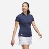 adidas - Áo thun có cổ đánh gôn Nữ Women's Adidas Ultimate365 Jacquard Polo Shirt - Navy