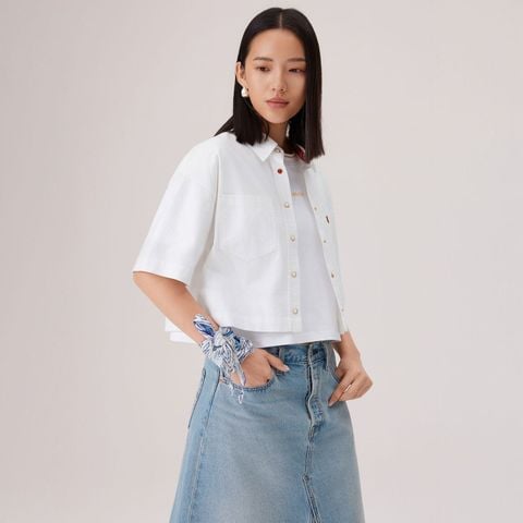 Levi's - Áo Sơ Mi Nữ Lunar New Year Short-Sleeve Woven Shirt - 4