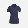 adidas - Áo thun có cổ đánh gôn Nữ Women's Adidas Ultimate365 Jacquard Polo Shirt - Navy