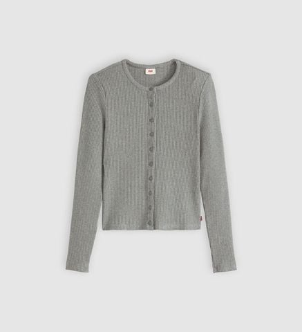 Levi's - Áo khoác len tay dài nữ Levi's® Women's Rory Long-Sleeve Button-Up Shirt - Neutral